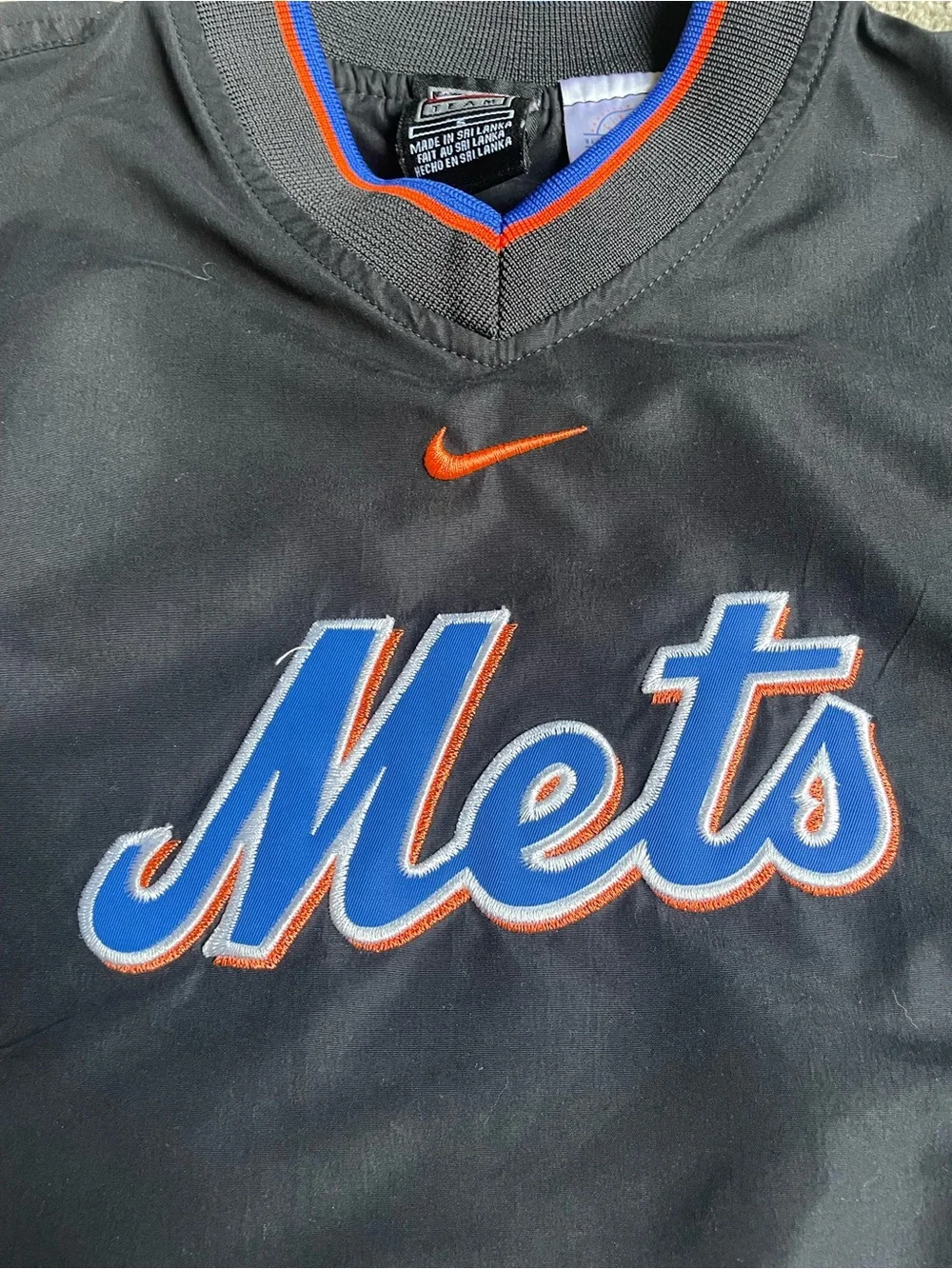 Nike Kids Mets Pullover Windbreaker Jacket Vintage Size Youth Small